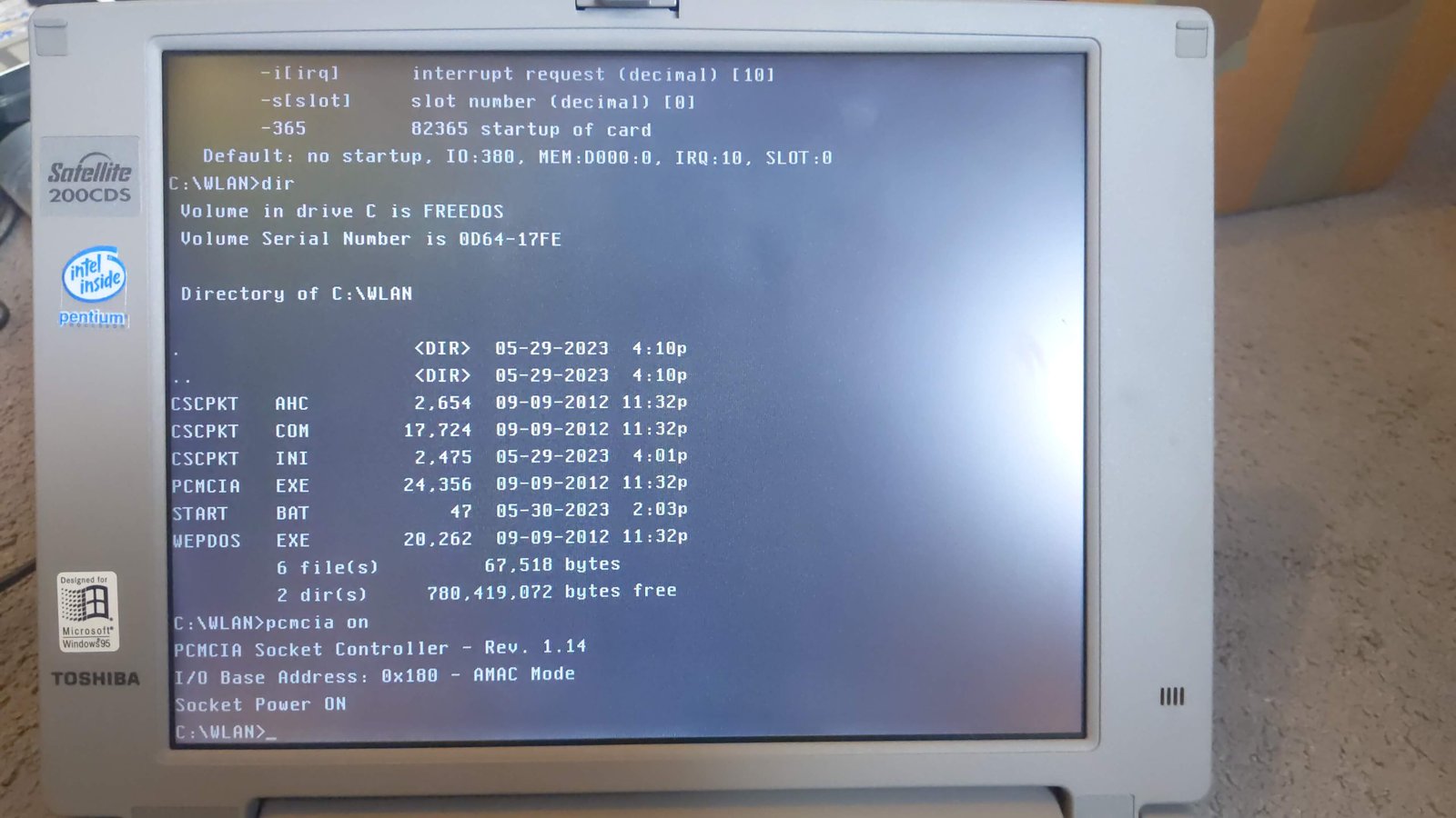 Enabling the PC Card
